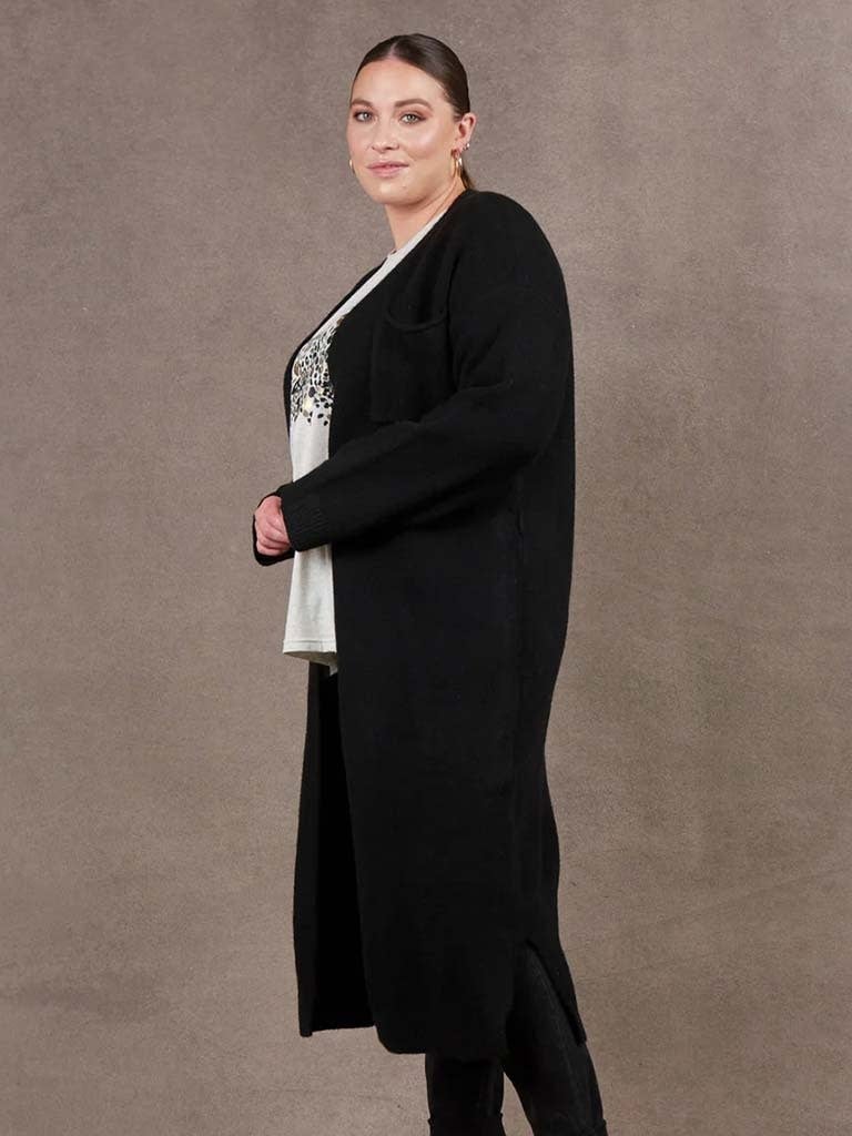 PAARL CARDIGAN IN EBONY BY EB & IVE AW24