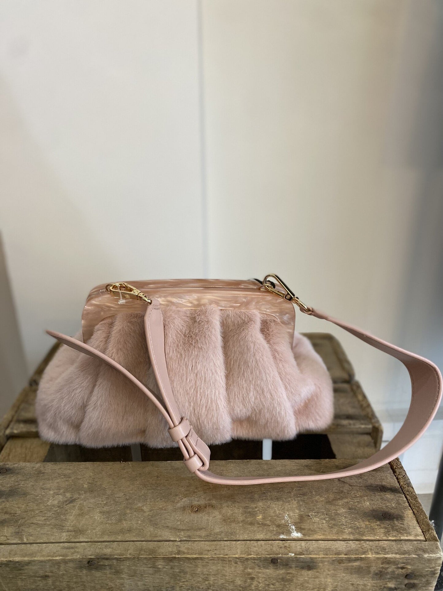 RAGIONE FUR CLUTCH BAG BY MARELLA