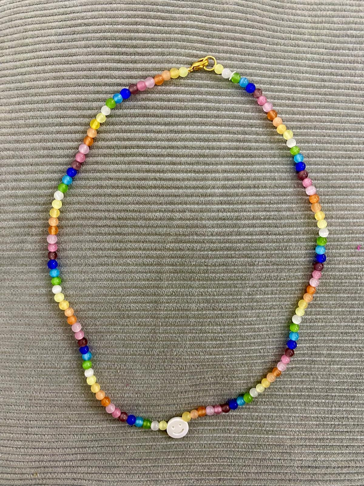 PEACHY & WILD RAINBOW MOONSTONE SOMETHING TO SMILE ABOUT NECKLACE