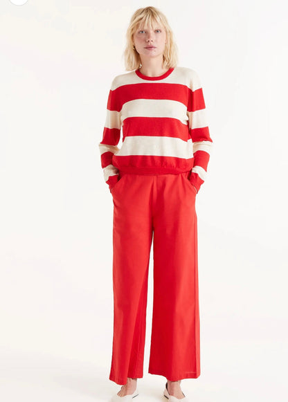 *COMPANÍA FANTASTICA RED STRIPED KNIT