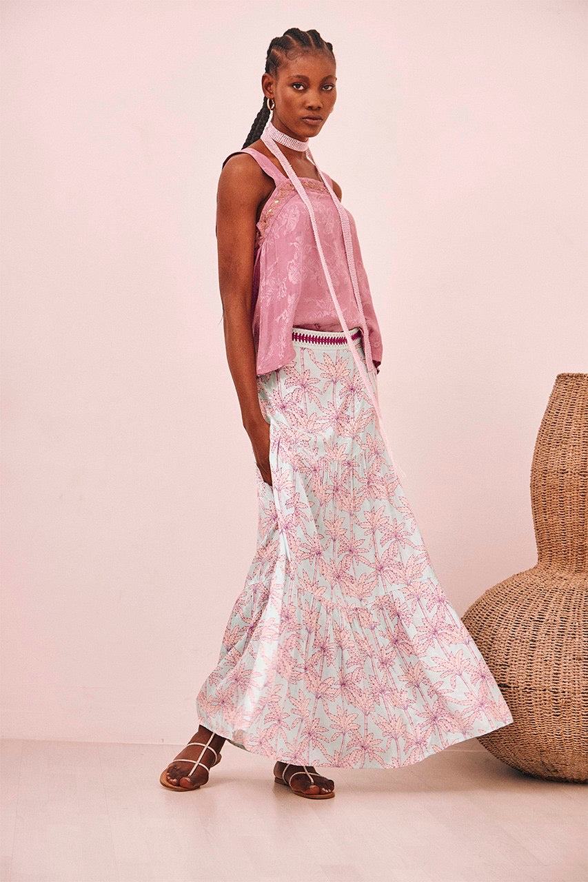 NEKANE
LONG PRINTED SKIRT WITH EMBROIDERY

Ref. CS.KAMAN-000027