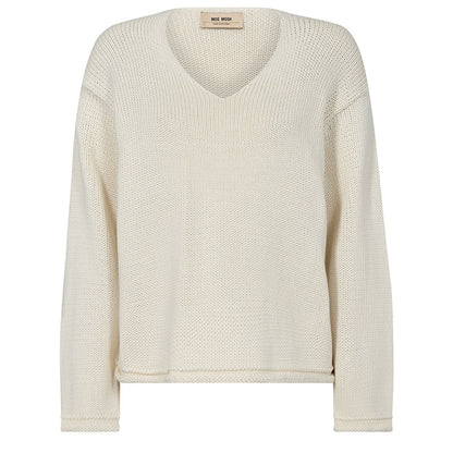 *BINE LS V-NECK KNIT