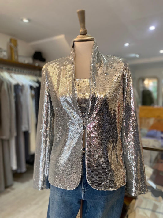 EMME FORMIA  SEQUIN JACKET