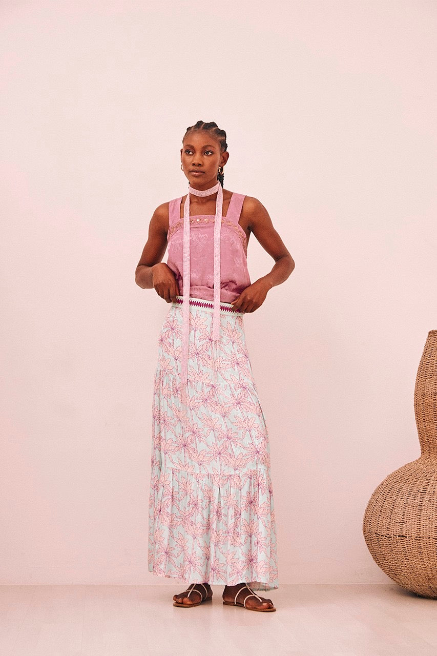 NEKANE
LONG PRINTED SKIRT WITH EMBROIDERY

Ref. CS.KAMAN-000027