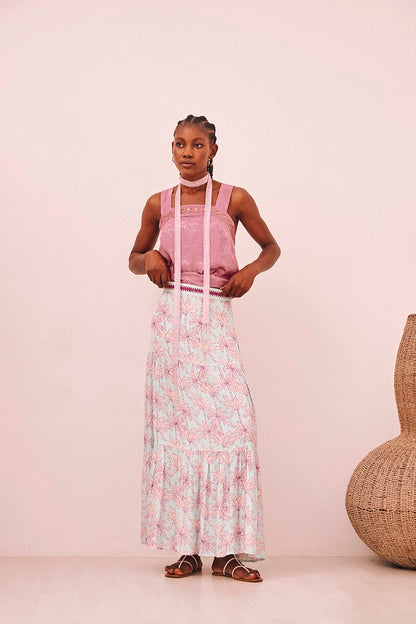 NEKANE
LONG PRINTED SKIRT WITH EMBROIDERY

Ref. CS.KAMAN-000027