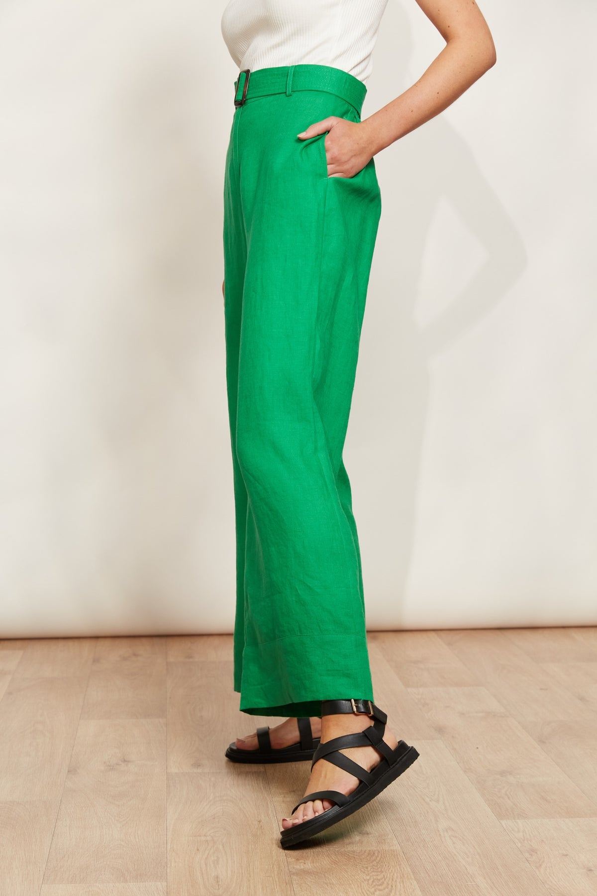 EB & IVE HALYCON LINEN PANT