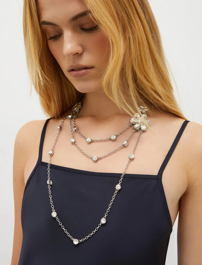 SATIRA NECKLACE 2025 CRYSTAL/FLOWER