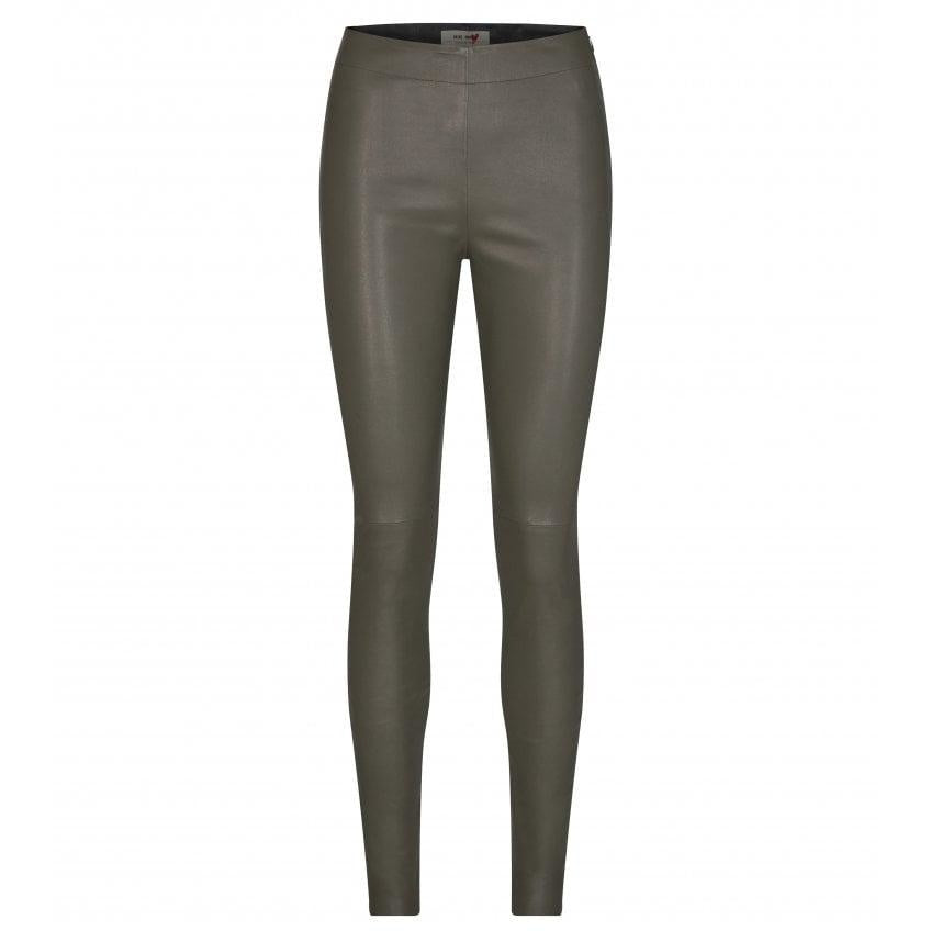 LUCILLE LUCIA STRETCH LEATHER LEGGINGS