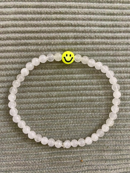 PEACHY & WILD WHITE QUARTZ HAPPY DAYS BRACELET