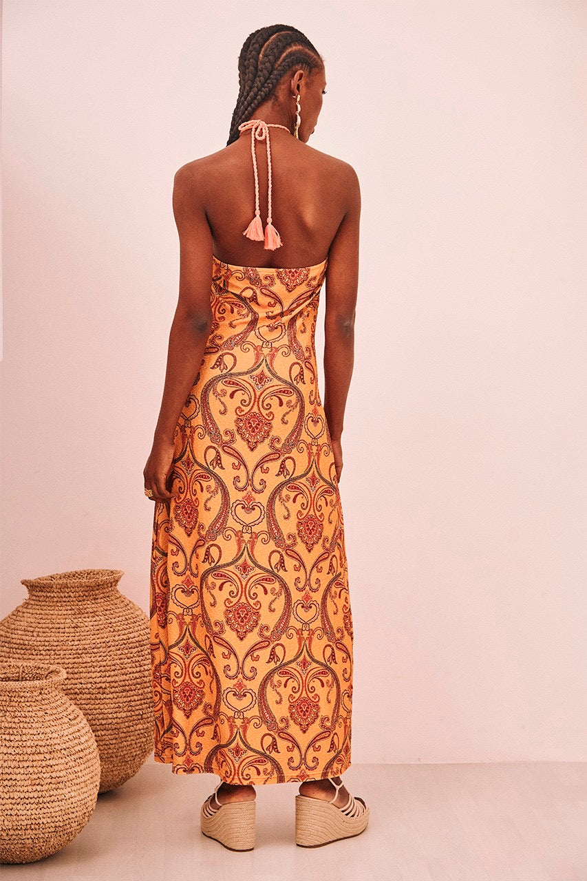 NEKANE
ANTONI PRINTED HALTER DRESS