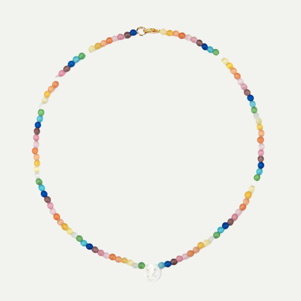 PEACHY & WILD RAINBOW MOONSTONE SOMETHING TO SMILE ABOUT NECKLACE