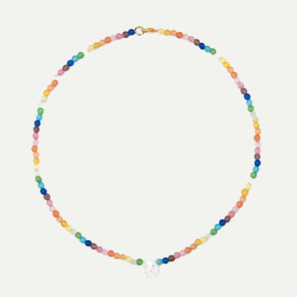 PEACHY & WILD RAINBOW MOONSTONE SOMETHING TO SMILE ABOUT NECKLACE