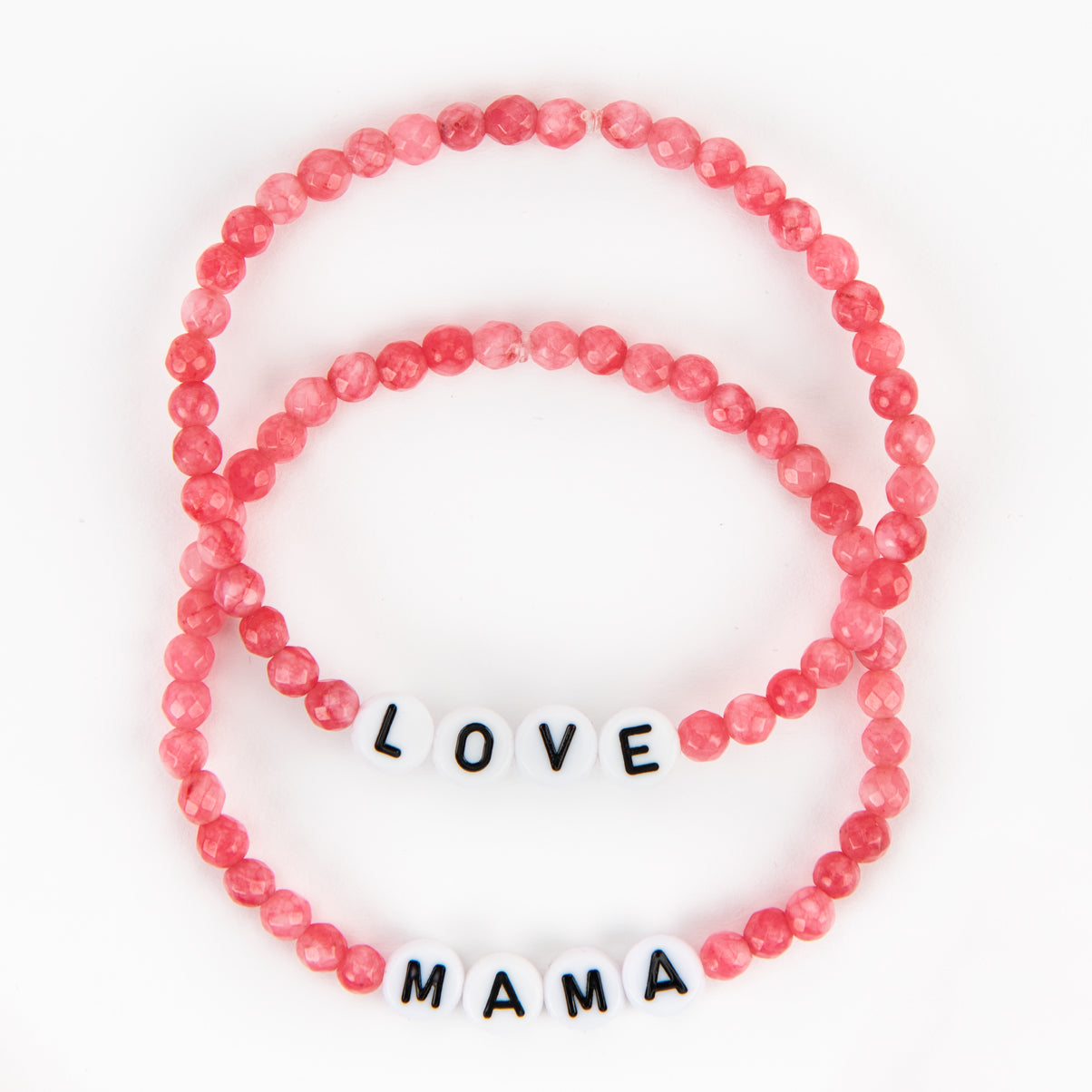 PEACHY + WILD CHALCEDONY LOVE BRACELET