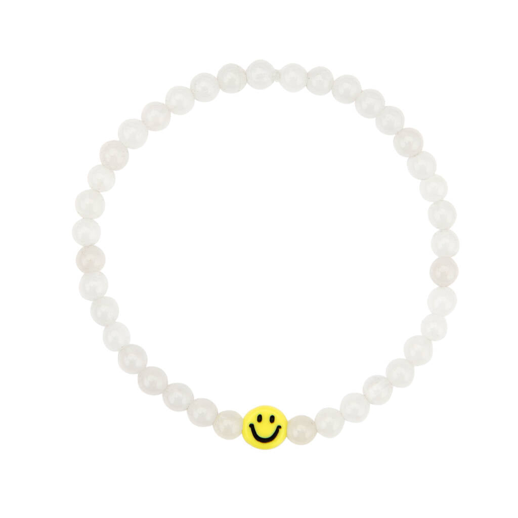 PEACHY & WILD WHITE QUARTZ HAPPY DAYS BRACELET
