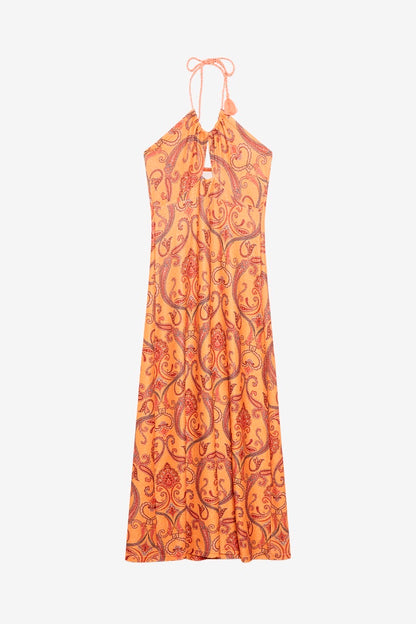 NEKANE
ANTONI PRINTED HALTER DRESS