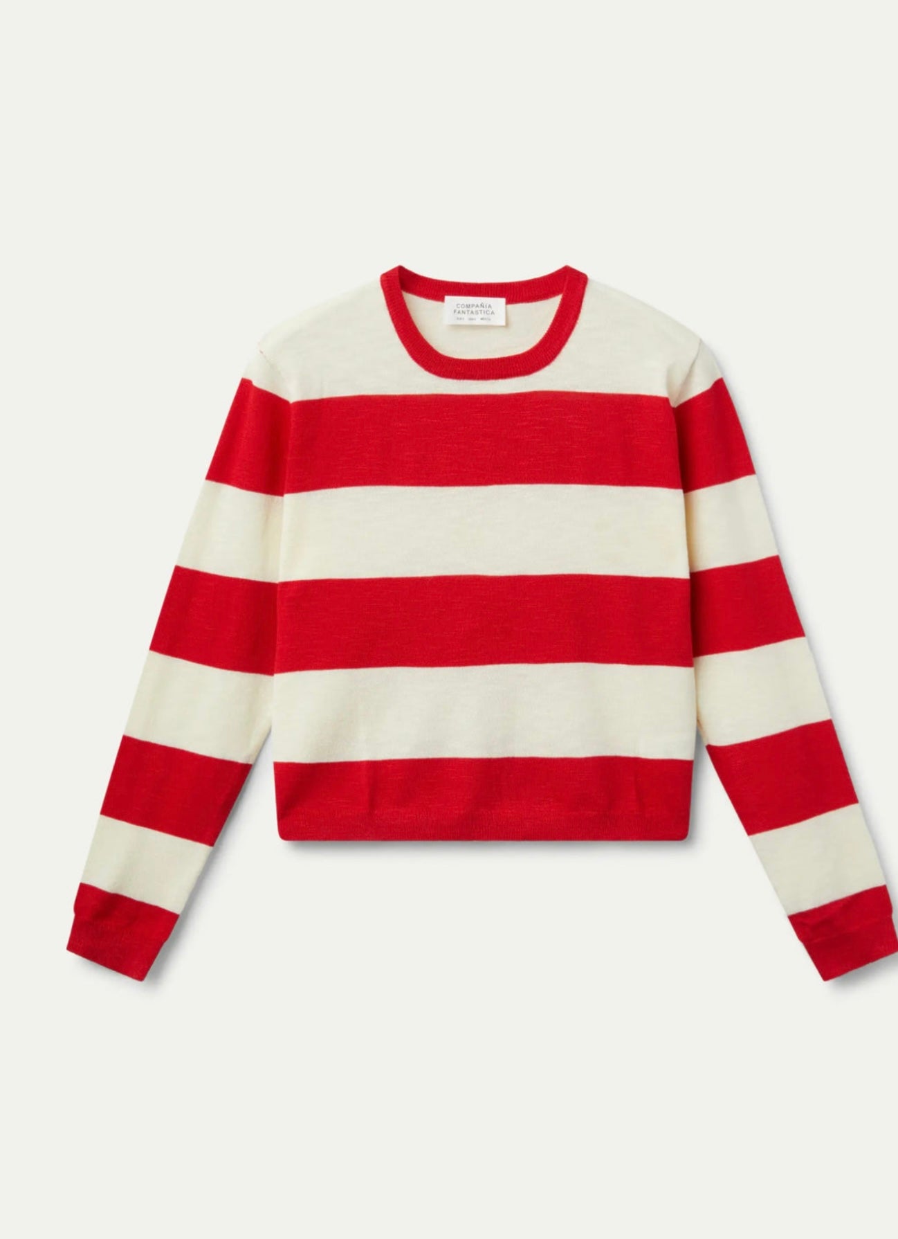 *COMPANÍA FANTASTICA RED STRIPED KNIT