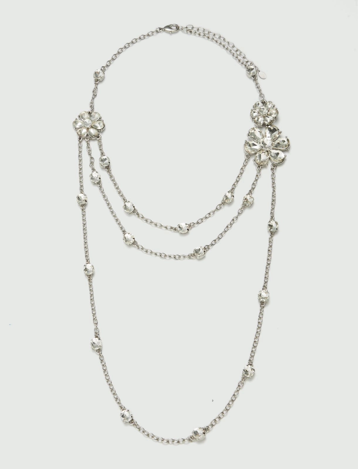 SATIRA NECKLACE 2025 CRYSTAL/FLOWER