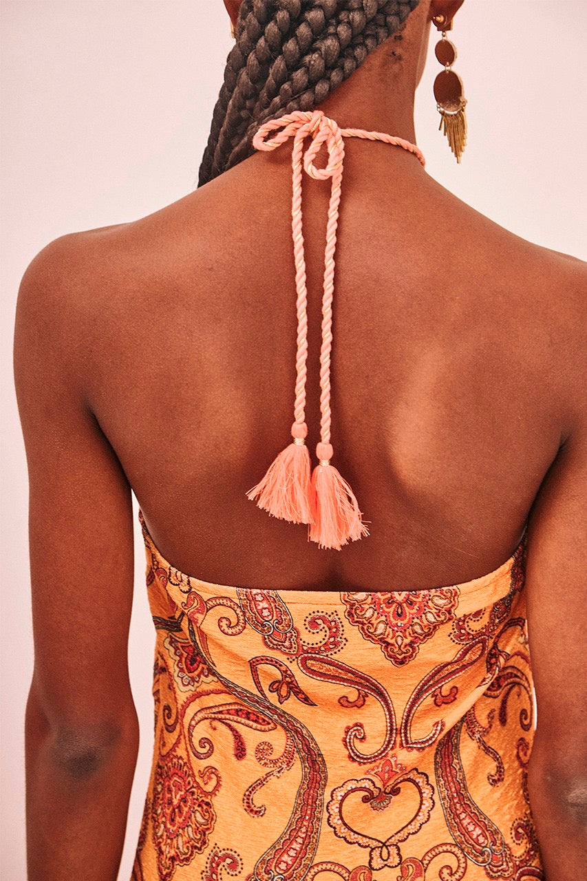 NEKANE
ANTONI PRINTED HALTER DRESS