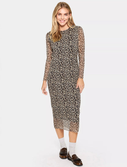 LARASZ ANIMAL PRINT DRESS
