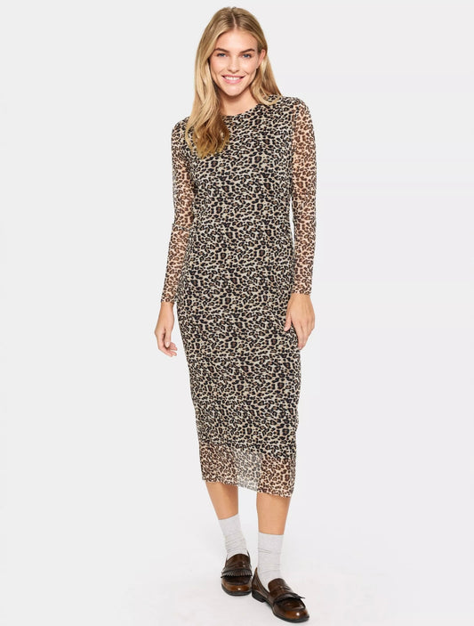 LARASZ ANIMAL PRINT DRESS