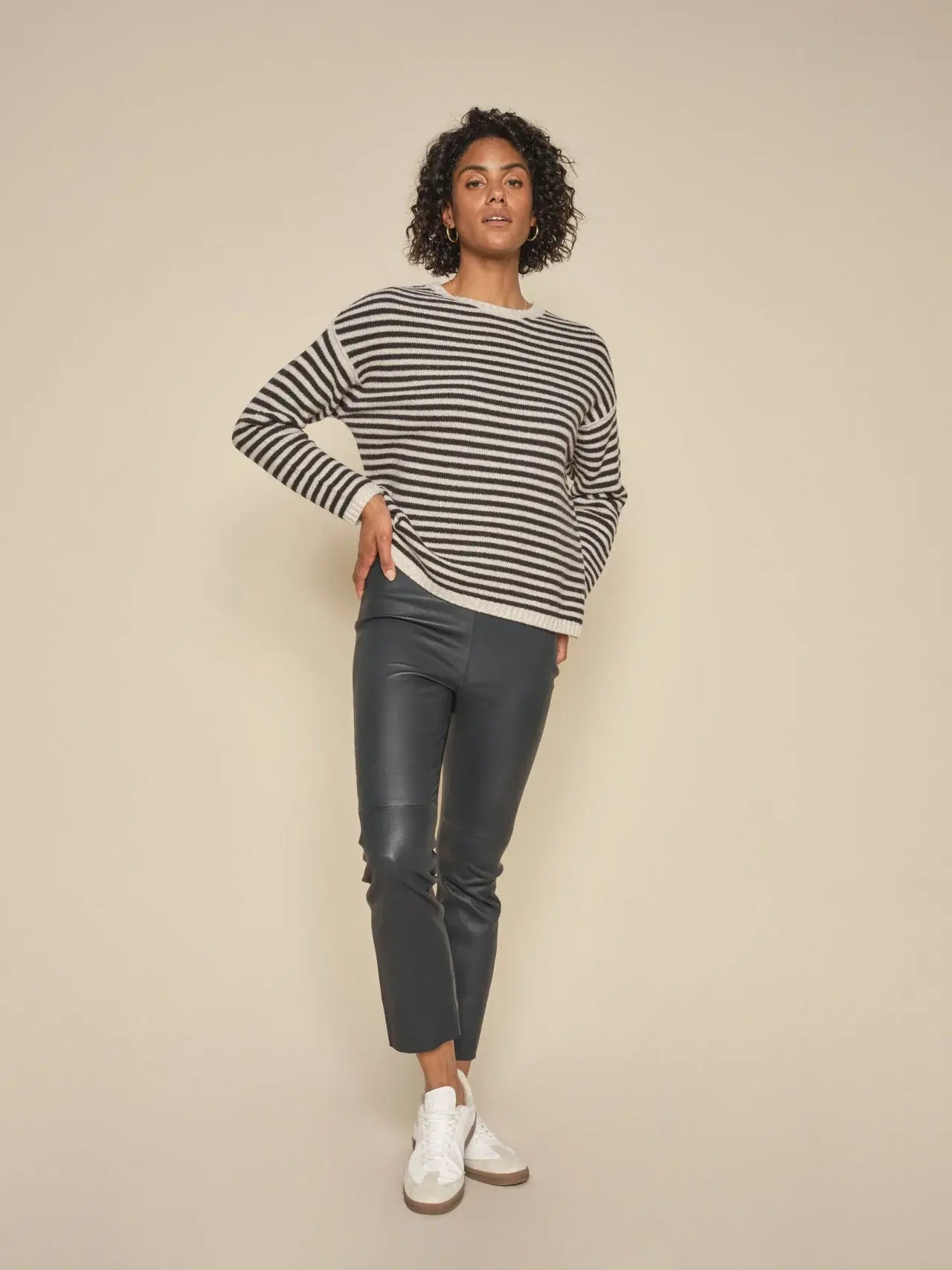 MOSMOSH SARINA STRETCH LEATHER LEGGINGS