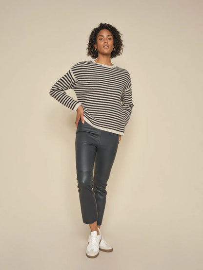 MOSMOSH SARINA STRETCH LEATHER LEGGINGS