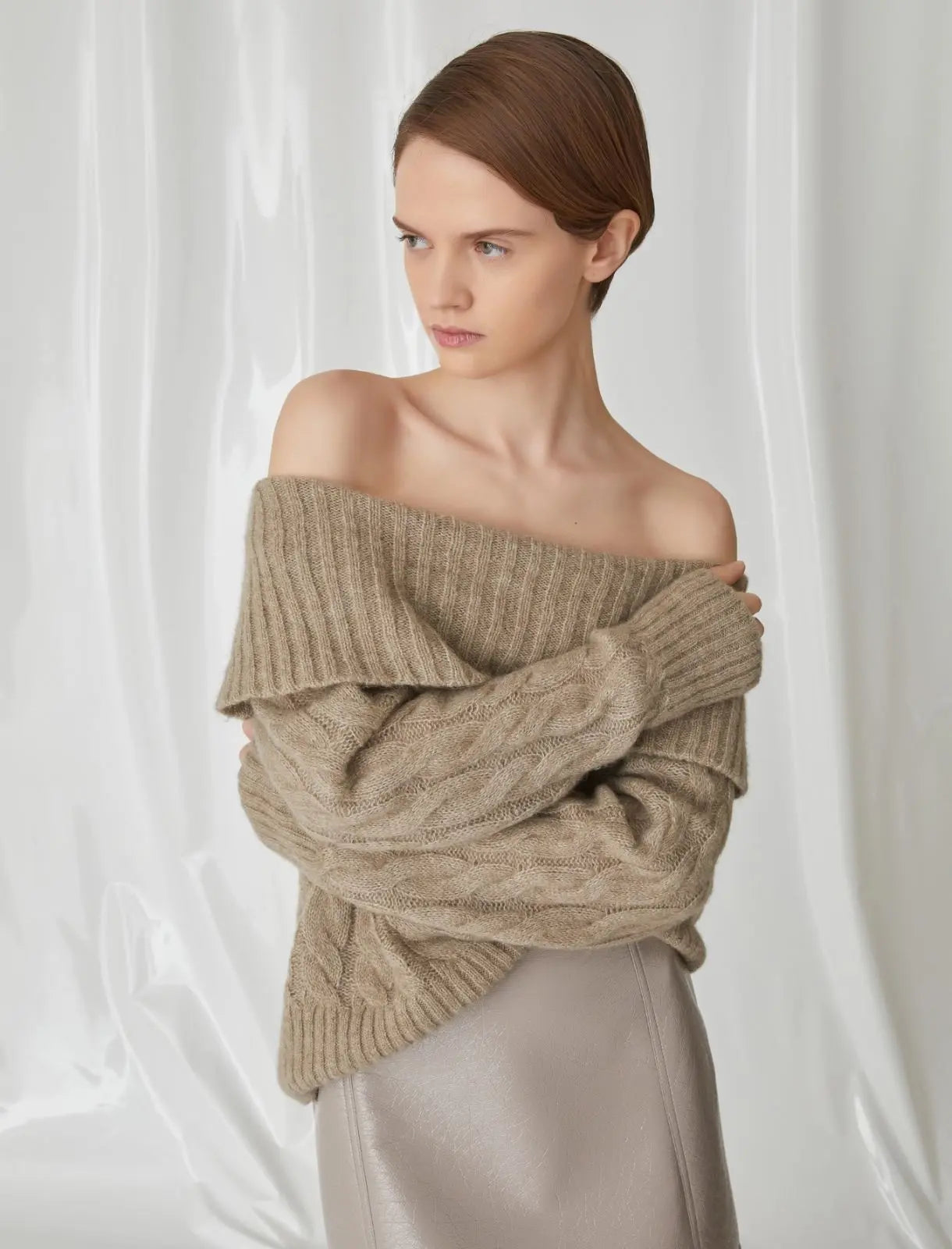 OMEGA OFF THE SHOULDER JUMPER BY MARELLA