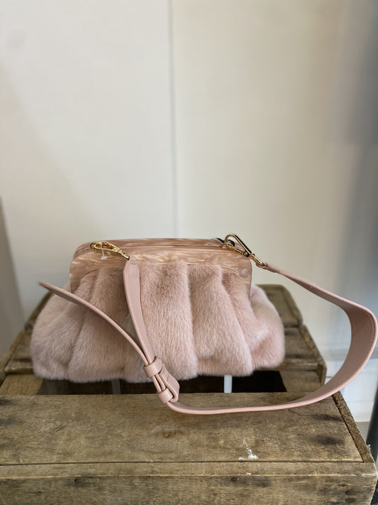 RAGIONE FUR CLUTCH BAG BY MARELLA