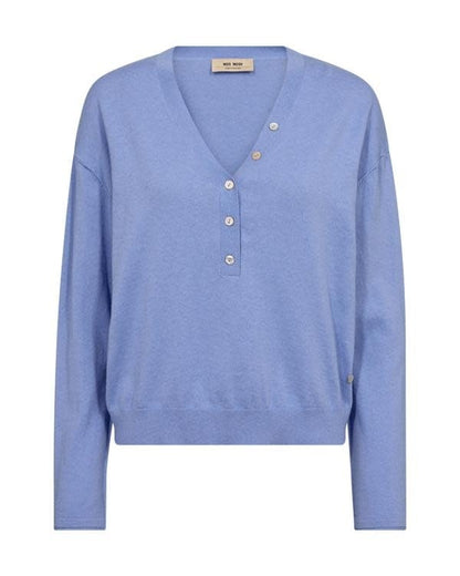 *MOSMOSH MMCHANI PLACKET KNIT
