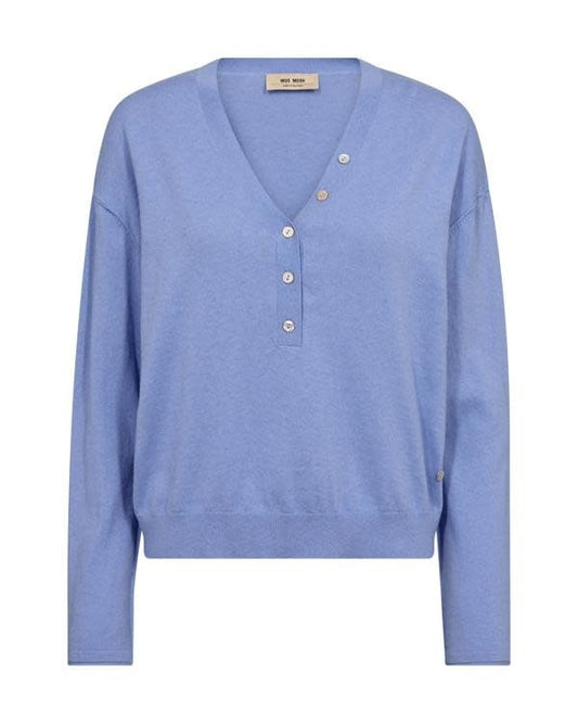 *MOSMOSH MMCHANI PLACKET KNIT