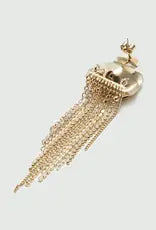 EMPOLI EARRINGS 2025 GOLD RHINESTONE/FLOWER