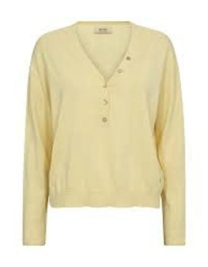 *MOSMOSH MMCHANI PLACKET KNIT